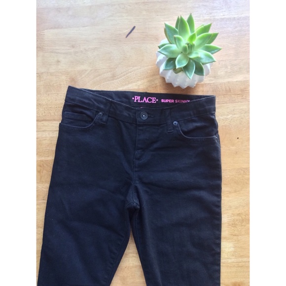 Children’s Place | Black Skinny Jeans - Picture 4 of 5